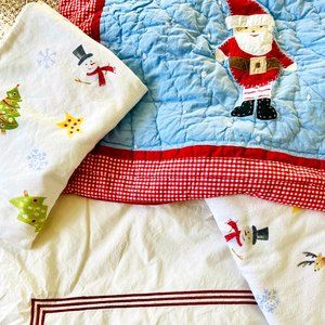 Pottery Barn Kid's Twin Christmas Bedding